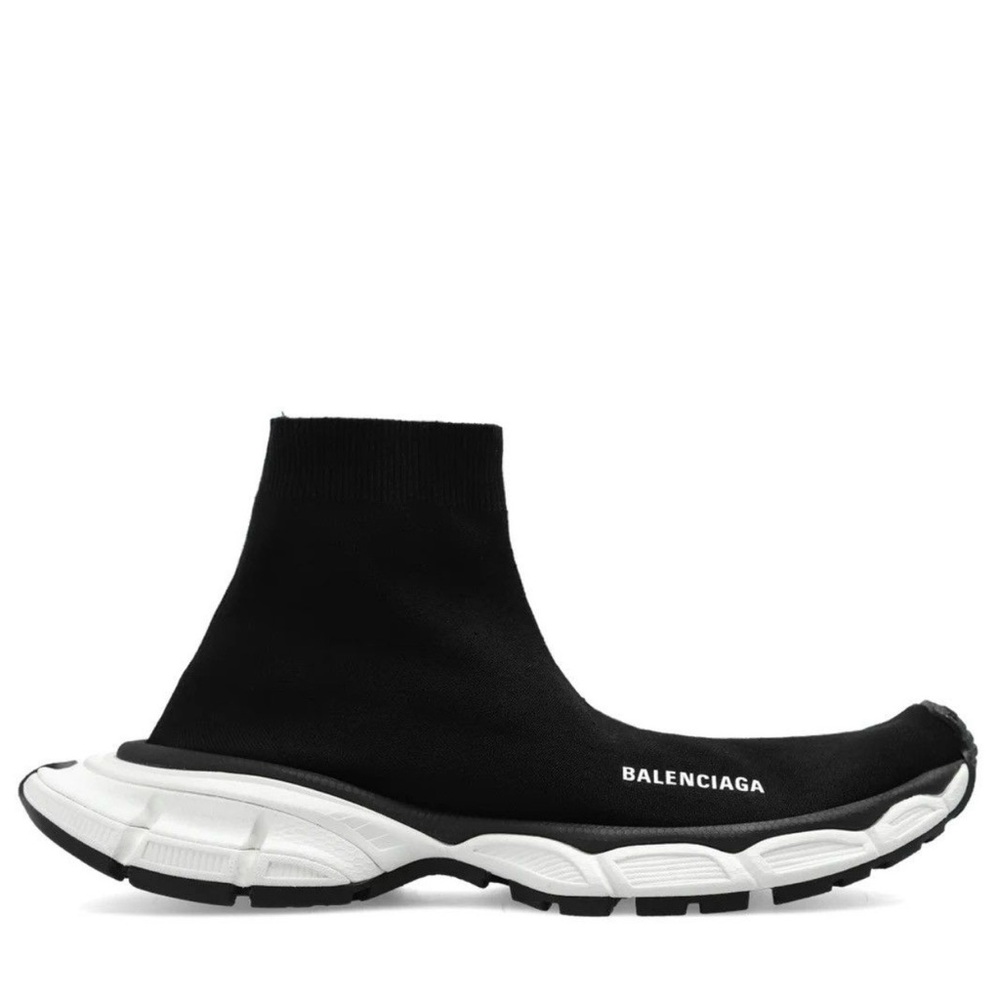 Balenciaga Black and White Sneakers